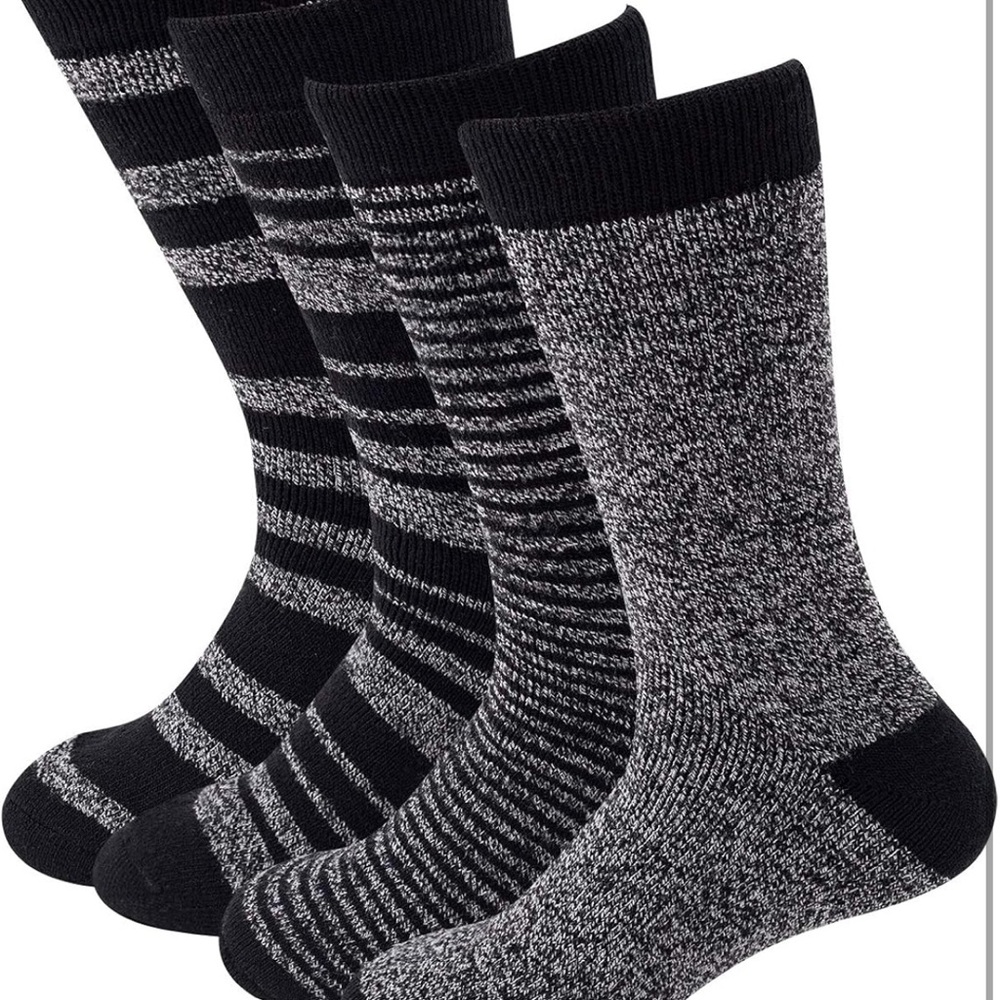 Black and Gray Men's Socks Set